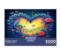 Fleurs d'amour1000 Pièces PuzzleFleurs d'amour pour Adultes De Jeu pour Adultes Parfaitpourla Détente Décorationde La Maison 38x26cm/1000pcs
