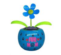 Fleurs dansantes solaires, figurines dansantes solaires, poupée jouet dansant à énergie solaire, tournesol dansant qui se balance, tête branlante solaire pour décoration de tableau de bord, décoration