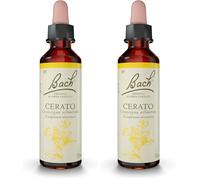 FLEURS DE BACH ORIGINAL - Cerato No 5 - Pour plus de certitude - Aide à suivre ses intuitions - Élixir floral naturel pour le bien-être émotionnel - Compte-Gouttes 20ml - Vegan (Lot de 2)