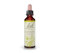 Fleurs de Bach Original, Clematis, No 9, pour plus d'attention, aide à être plus dans l'instant présent, concentré. Elixir floral naturel pour le bien-être émotionnel. Compte-Gouttes 20ml, Vegan