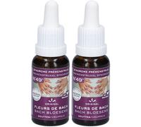 Fleurs de Bach Original N°49 syndrome prémenstruel bio et vegan 2x20 ml