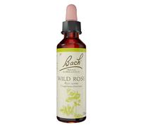 Fleurs de Bach Original, Wild Rose, No 37, pour plus d'ambition, aide à retrouver de l'intérêt. Elixir floral naturel pour le bien-être émotionnel. Compte-Gouttes 20ml, Vegan