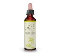 Fleurs de Bach Original, Wild Rose, No 37, pour plus d'ambition, aide à retrouver de l'intérêt. Elixir floral naturel pour le bien-être émotionnel. Compte-Gouttes 20ml, Vegan
