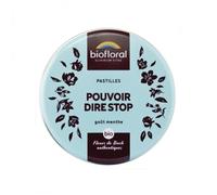 BIOFLORAL - Pouvoir Dire Stop - BIO - 165 Pastilles - Force intérieure - Fleurs de Bach Authentiques