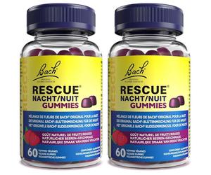 Fleurs de Bach Rescue® Nuit Gummies Fruits rouges 2x60 pc(s)