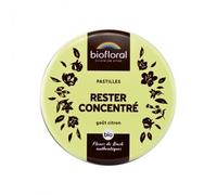 BIOFLORAL - Rester Concentré - BIO - 165 Pastilles - Organiser ses Pensées - Fleurs de Bach Authentiques