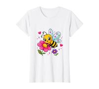 Fleurs de Bourdon Mignonnes pour Amoureux des Abeilles T-Shirt Graphique avec Valeur