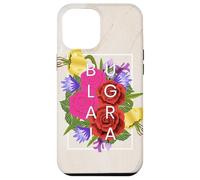 Fleurs de Bulgarie Word Art - Fierté Bulgare Coque pour iPhone 12 Pro Max
