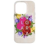 Fleurs de Bulgarie Word Art - Fierté Bulgare Coque pour iPhone 14 Pro