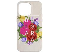 Fleurs de Bulgarie Word Art - Fierté Bulgare Coque pour iPhone 14 Pro Max