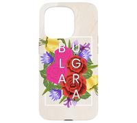 Fleurs de Bulgarie Word Art - Fierté Bulgare Coque pour iPhone 15 Pro