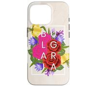 Fleurs de Bulgarie Word Art - Fierté Bulgare Coque pour iPhone 16 Pro