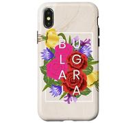 Fleurs de Bulgarie Word Art - Fierté Bulgare Coque pour iPhone X/XS