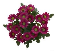 Fleurs de camomille en soie pour décoration de fête prénatale, table de révélation du sexe, art mural et thème doux pour chambre d'enfant (rouge vin)