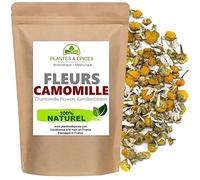 Fleurs de camomille sauvage 100% naturelles, pour infusion, tisane, lotion capillaire, crème - apaisante et relaxante - 20 à à 25 infusions (100g)