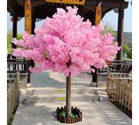 Fleurs de Cerisier artificielles d'aspect réaliste avec pétales recourbés et Branches Pleines, Un Excellent Cadeau for Les Occasions spéciales ou for Booster la vitalité de la Maison(1.8mx1.5m)