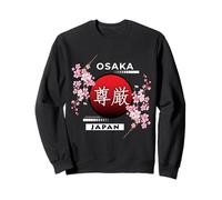 Fleurs de Cerisier Sakura au Printemps, Villes du Japon, Osaka Sweatshirt
