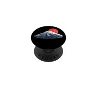 Fleurs de Cerisier Sakura de Style Origami de Montagne Fuji PopSockets PopGrip Adhésif