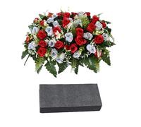 Fleurs De Cimetière Pour Tombe,Décor Artificiel Extérieur Résistant Aux Ultraviolets,Fleurs Artificielles Commémoratives Décor De Tombe - pour l'extérieur sépultures cercueils couronnes jardin cour pa