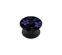 Fleurs de clématites Violettes Sombres botaniques Florales esthétiques PopSockets PopGrip Adhésif