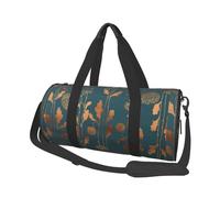 Fleurs De Cuivre Art Déco, Sac de Voyage de Grande capacité, Sac à Main Rond, Sac de Voyage de Sport, fourre-Tout, Sac de Fitness