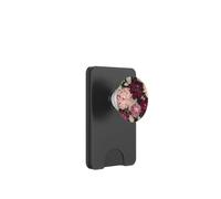 Fleurs de Dahlia sur Fond Sombre PopSockets PopWallet pour MagSafe