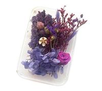 Fleurs de décoration pour la Maison Fleurs séchées, Bougies Faites à la Main, véritables Feuilles de Fleurs , éternelles l'air Libre, 1 pièce(Deep Purple)