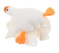 Fleurs de Douche White Goose Shaped Bath Sponge | For Bath Time Loofah Ball Mesh Body Scrubber Exfoliating