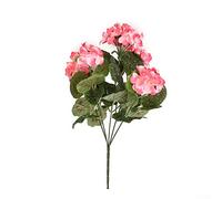 Fleurs de géranium en soie 36 cm, géranium rouge pour fleurs roses, plantes artificielles, fleurs artificielles pour rose