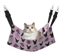 Fleurs de Lavande pour Pinschers Nains,Hamac Suspendu pour Chat, lit Suspendu Doux Double Face pour Petits Chiens,M