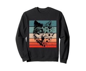 Fleurs de Loup Nature Sauvage indomptée, Animaux en Fleurs Sweatshirt