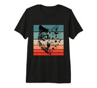 Fleurs de Loup Nature Sauvage indomptée, Animaux en Fleurs T-Shirt Haut de Gamme