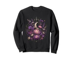 Fleurs de Lune céleste colibris mystiques botaniques Sweatshirt