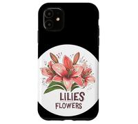 Fleurs de lys douces et sereines pour une sensation de paix Coque pour iPhone 11