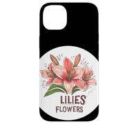 Fleurs de lys douces et sereines pour une sensation de paix Coque pour iPhone 14 Plus