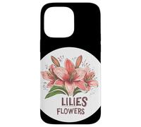 Fleurs de lys douces et sereines pour une sensation de paix Coque pour iPhone 14 Pro Max