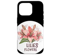 Fleurs de lys douces et sereines pour une sensation de paix Coque pour iPhone 16 Pro