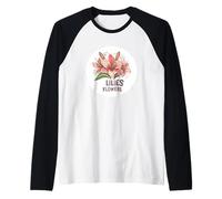 Fleurs de lys douces et sereines pour une sensation de paix Manche Raglan