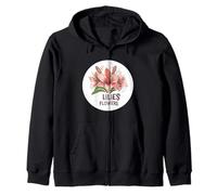 Fleurs de lys douces et sereines pour une sensation de paix Sweat à Capuche
