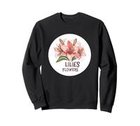 Fleurs de lys douces et sereines pour une sensation de paix Sweatshirt