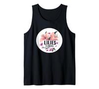 Fleurs de lys gracieuses pour un look agréable et décontracté Débardeur