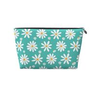 Fleurs de Marguerite Blanche, Trousse de Toilette Trousse de Maquillage Sac à cosmétiques Trousse de Toilette de Voyage Portable