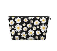 Fleurs de Marguerite, Trousse de Toilette Trousse de Maquillage Sac à cosmétiques Trousse de Toilette de Voyage Portable