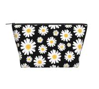 Fleurs de Marguerite, Trousse de Toilette Trousse de Maquillage Sac à cosmétiques Trousse de Toilette de Voyage Portable