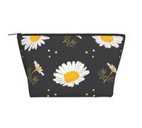 Fleurs de Marguerite, Trousse de Toilette Trousse de Maquillage Sac à cosmétiques Trousse de Toilette de Voyage Portable