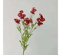 Fleurs de marguerites pour décoration de mariage, bouquet de table de bureau à domicile, artisanat de jardin, chrysanthème (rouge)