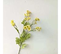 Fleurs de marguerites pour décoration de mariage, bouquet de table de bureau à domicile, artisanat de jardin, chrysanthème (jaune)