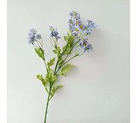 Fleurs de marguerites pour décoration de mariage, bouquet de table de bureau à domicile, artisanat de jardin, chrysanthème (bleu)