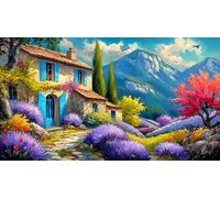Fleurs de Montagne et de rivière Puzzle 1000 pièces Educa Jeu D'Intelligence Décoration Intérieure Jeu éduchatif Challenge Toy pour Adultes & Enfants des 14 Ans 75x50cm/1000pcs