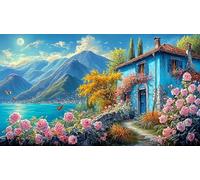 Fleurs de Montagne et de rivière Puzzle 1000 pièces Educa Jeu D'Intelligence Décoration Intérieure Jeu éducatif Challenge Toy pour Adultes & Enfants des 14 Ans 38x26cm/1000pcs